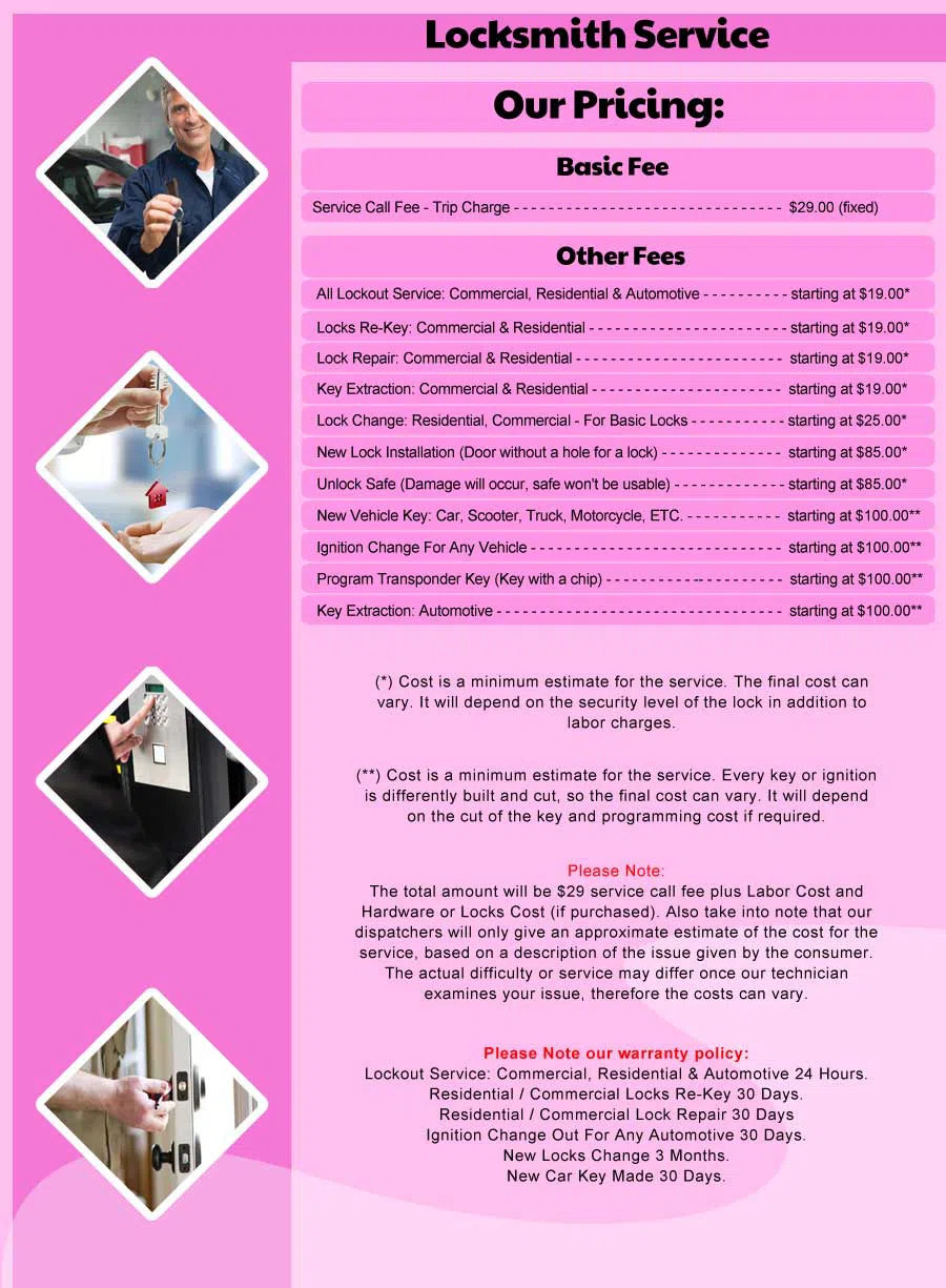 Simi Valley Locksmith Store, Simi Valley, CA 805-202-5164 - Pricelist-15